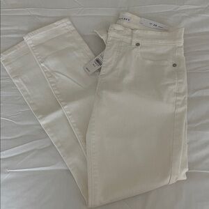LOFT Women's Off-White Skinny Jeans